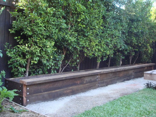 ironbark garden bed by Yummy Gardens Melbourne