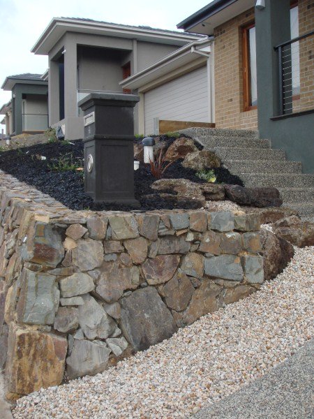 new front garden landscaped by Yummy Gardens Melbourne